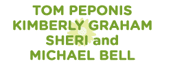 Tom Peponis, Kimberly Graham, Sheri and Michael Bell
